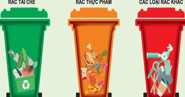 Phân loại chất thải rắn sinh hoạt theo quy định